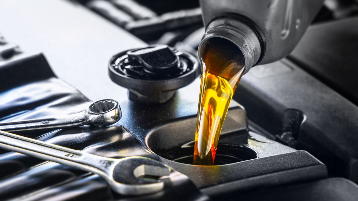 Oil change service at Lucas Auto